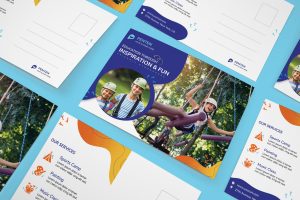 Kids Postcard PSD Template
