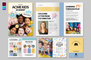 Kindergarten Brochure Template