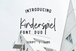 Kinderspiel – Font Duo