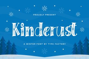 Kinderust – Winter Font