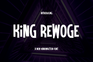 King Rewoge Font