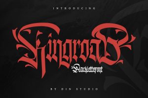 Kingroad-Blackletter Font