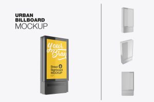 Kiosk Advertisement Mockup