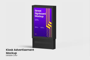 Kiosk Advertisement Mockup