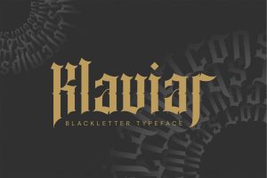 Klaviar – Blackletter Font