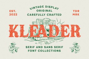 Kleader – Display Font