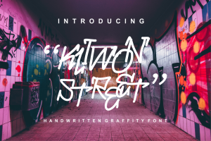 Kliwon Street Graffiti Font