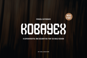 Kobayex –  Decorative Font