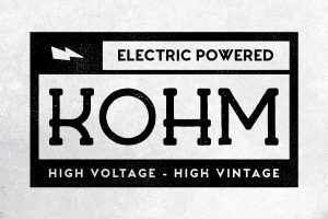 Kohm – Vintage Font