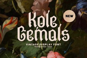 Kole Gemols – Medieval Display Font