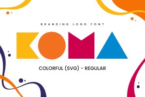 KOMA – SVG Branding Logo Font