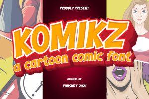 KOMIKZ – cartoon font