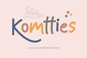 Komtties – Kids Handwriting Font