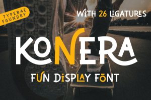 Konera Fun Display Font