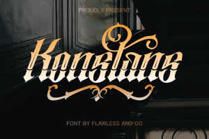 Konstans – Blackletter Tattoo Font