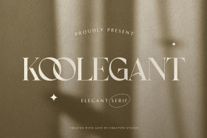 Koolegant Elegant Serif