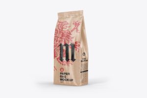 Kraft Paper Coffee Bag Mockup