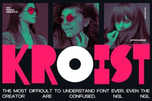 Kroist – Experimental Pop Fonts