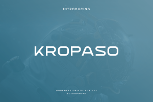 Kropaso – Futuristic Font