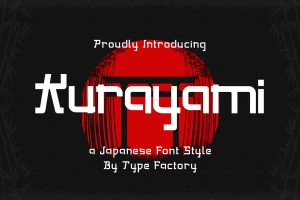 Kurayami – Japanese Font Style