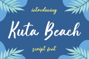 Kuta Beach – Summer Font