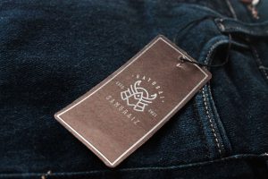Label Jeans Logo Mockup