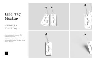 Label Tag Mockup