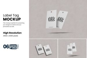 Label Tag Mockup