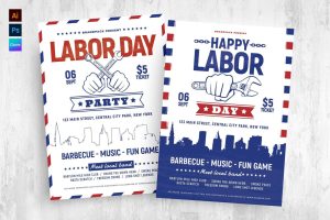 Labor Day Poster & Flyer Templates