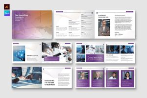 Landscape A5 Brochure Template