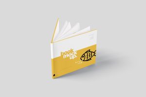 Landscape Book Branding Mockups