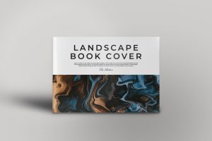 Landscape Book Cover Mockup