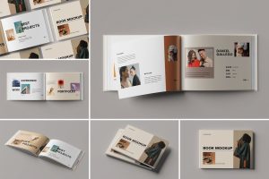 Landscape Book Mockup