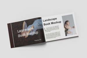 Landscape Book Mockup