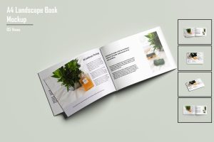 Landscape Book Mockup