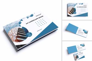 Landscape Book Mockup