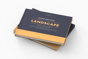 Landscape Book Mockup