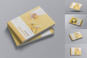 Landscape Book Mockup