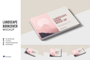 Landscape Bookcover Mockups