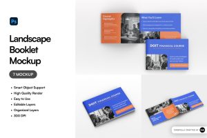 Landscape Booklet Mockup