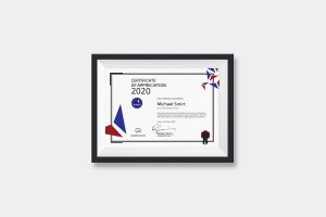 Landscape Modern Certificate