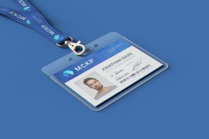 Lanyard / Name Tag Badge MockUp