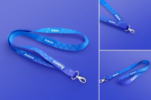 Lanyard ID card Holder Mockup