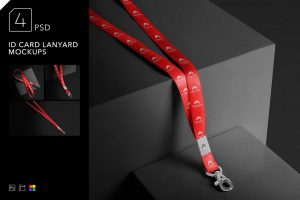 Lanyard mockup