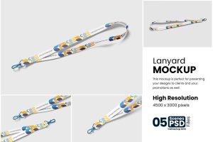 Lanyard Mockup