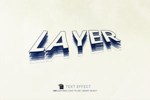Layer Photoshop Text Effect