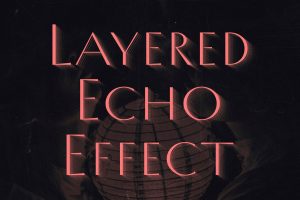Layered Echo Text Effect
