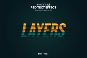 Layers – Cut and Sliced Paper Text Effect