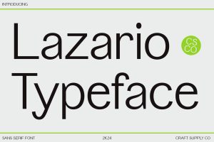 Lazario – Modern Font