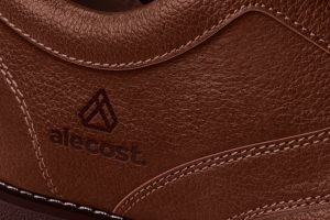 Leather Shoe Embossed Logo Mockup